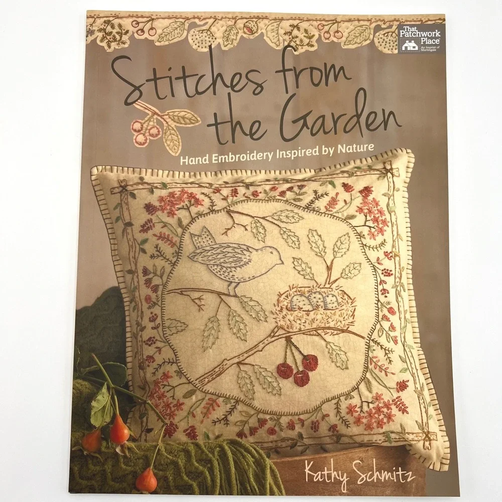 Kathy Schmitz Hand Embroidery Lot Yuletide Harvest Garden Martingale 3 Books